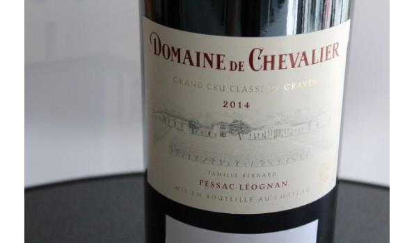 fles à 3l rode wijn, Domaine de Chevalier, Léognan, 2014